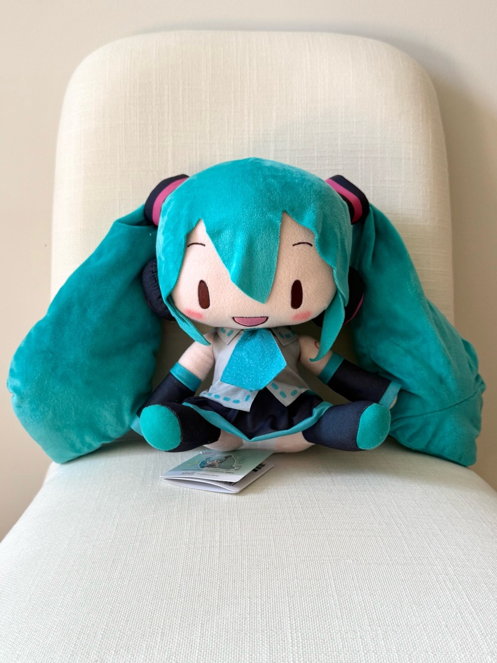 NWT SEGA Hatsune Miku Fuwapuchi Large 30cm Plush